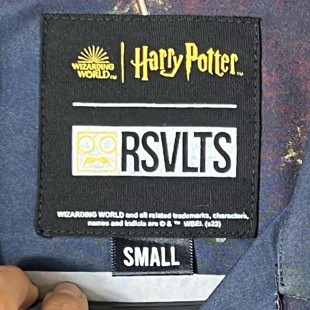 RSVLTS Harry Potter Women's Small Ollivanders Best Wizard Wands Short Sleeve NWT - Picture 3 of 8